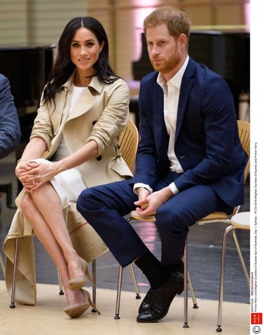 Ciężarna Meghan Markle i książę Harry w Operze w Sydney