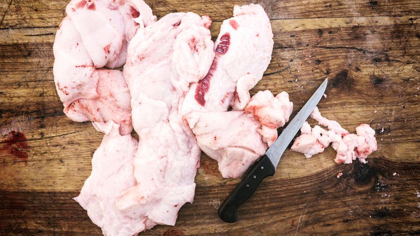 Surowy tłuszcz wieprzowy