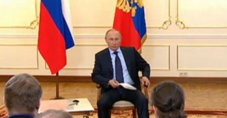 Zobacz, jak wyglądała konferencja Władimira Putina