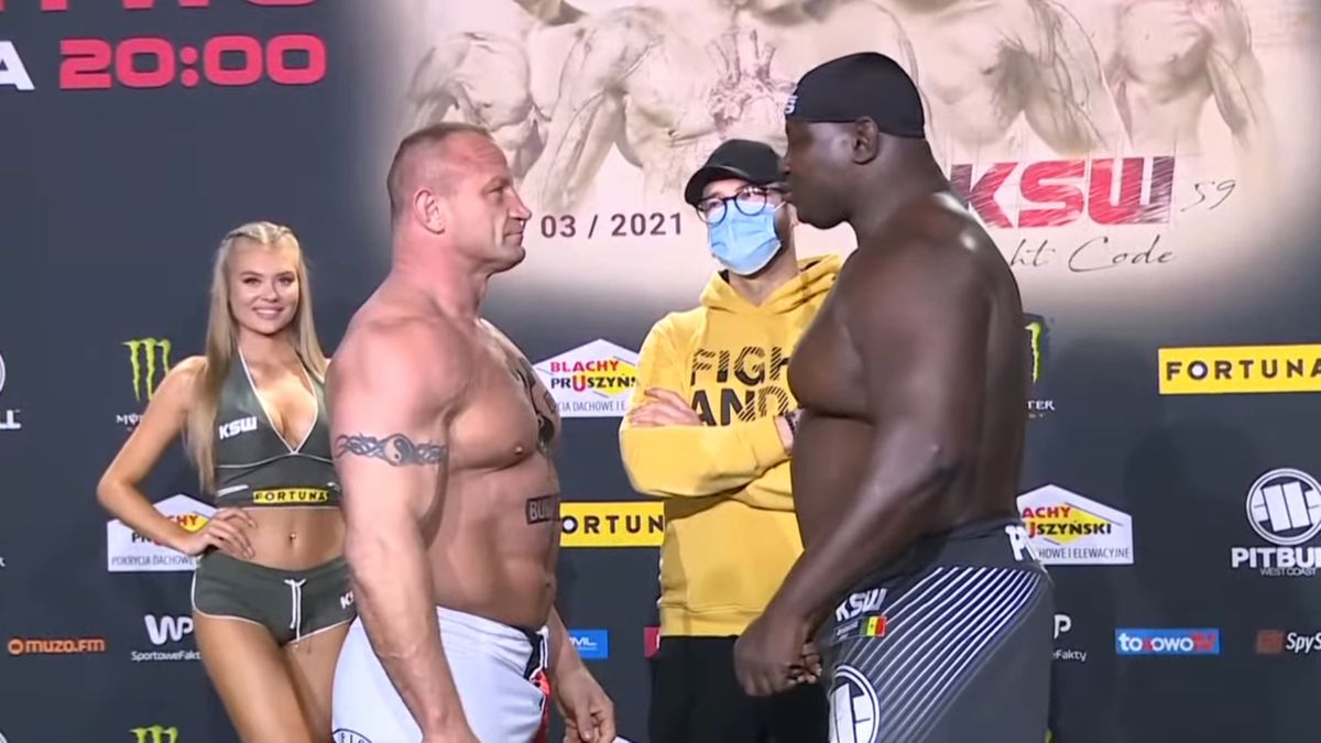 WP SportoweFakty / Na zdjęciu: Mariusz Pudzianowski i Serigne Ousmane Dia