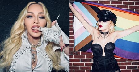 Madonna wbiła na imprezę podczas Parady Równości w Nowym Jorku. Zaprezentowała ODMIENIONĄ twarz (ZDJĘCIA)
