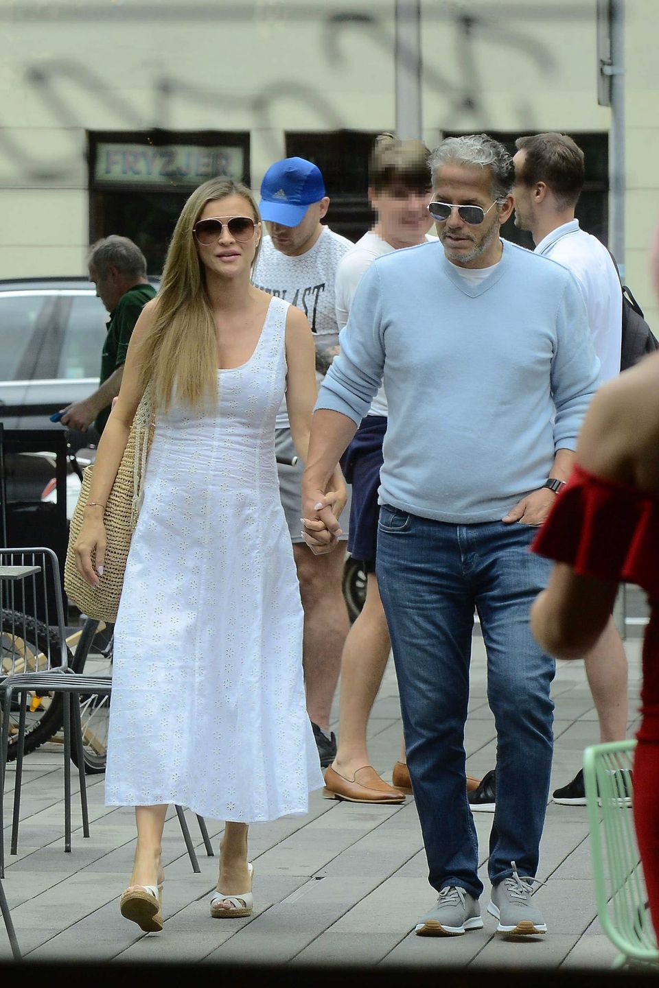 Joanna Krupa i Douglas Nunes w drodze na lunch