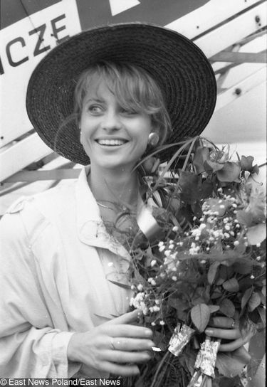 Aneta Kręglicka w 1989 roku