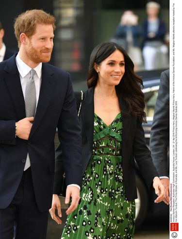 Meghan Markle w zielonej kreacji