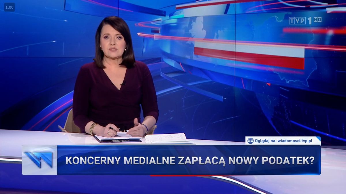 Danuta Holecka zapowiedziała materiał "Wiadomości" o proteście mediów