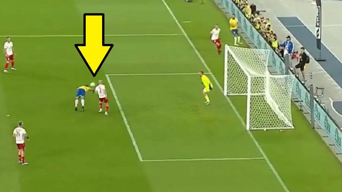 Twitter / Screen / TVP Sport / Na zdjęciu: Brazylia zaskoczyła Polskę