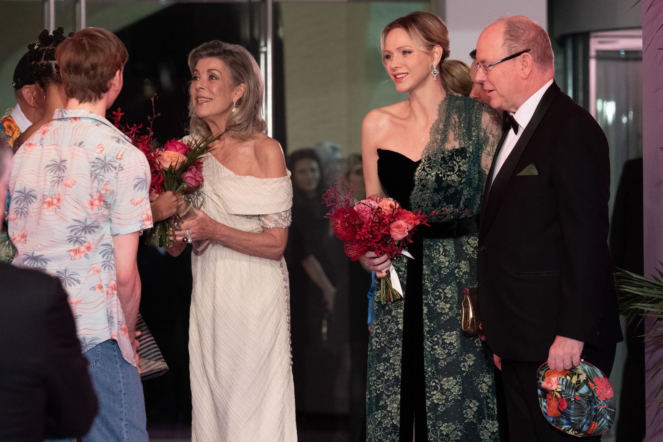 Księżna Charlene i książę Albert