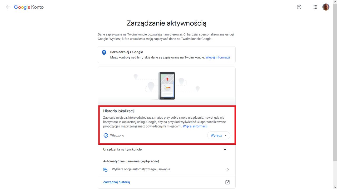 Mapy Google: co daje oś czasu i jak ją wyłączyć?