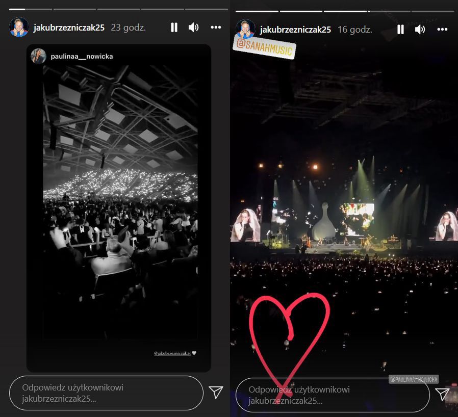 Jakub Rzeźniczak i Paulina Nowicka pojechali na koncert Sanah