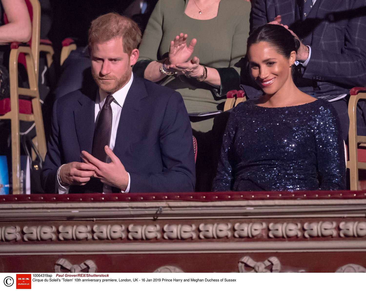 Meghan Markle i książę Harry w Royal Albert Hall na pokazie Cirque de Soleil