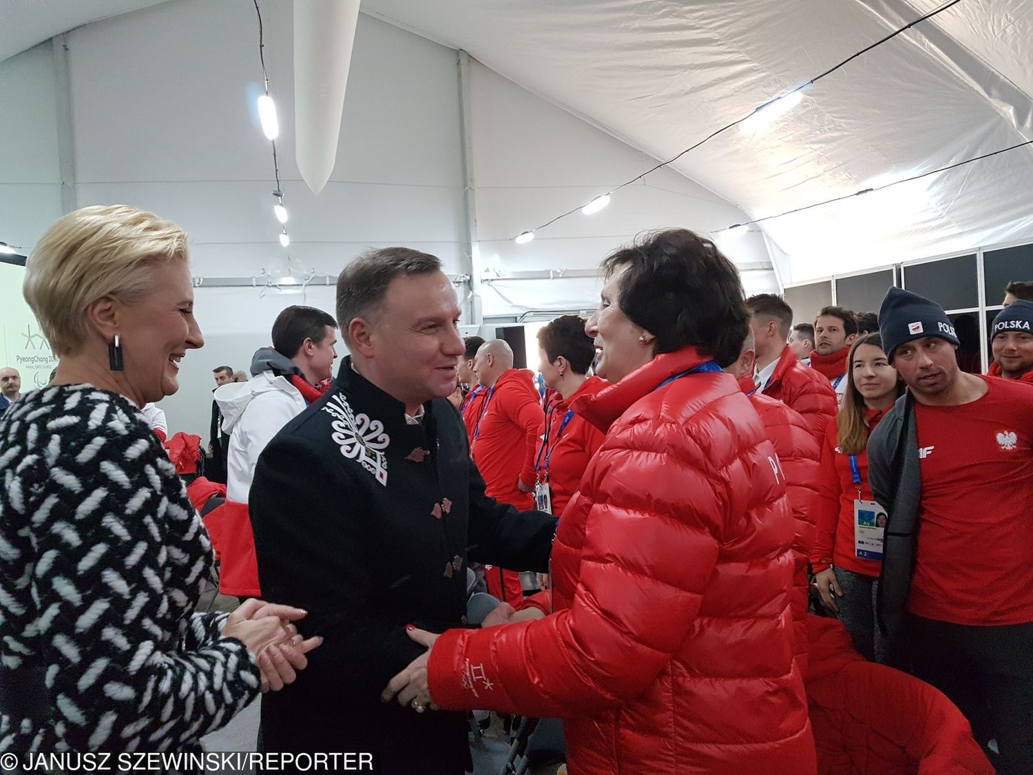 Andrzej Duda i Agata Duda na Igrzyskach Olimpijskich w Korei Południowej