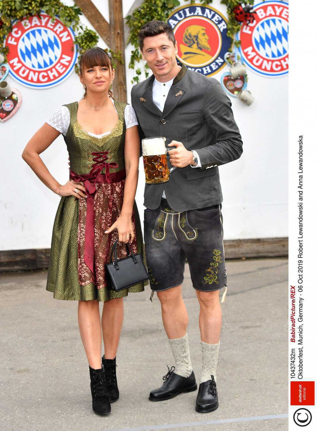 Anna Lewandowska i Robert Lewandowski na Oktoberfest 2019
