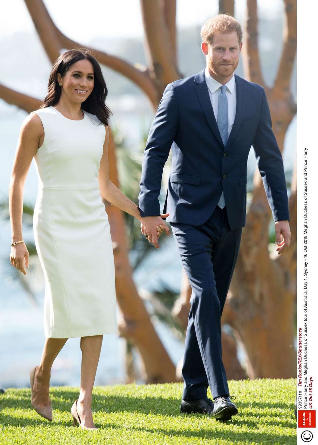 Ciężarna Meghan Markle i książę Harry w Operze w Sydney