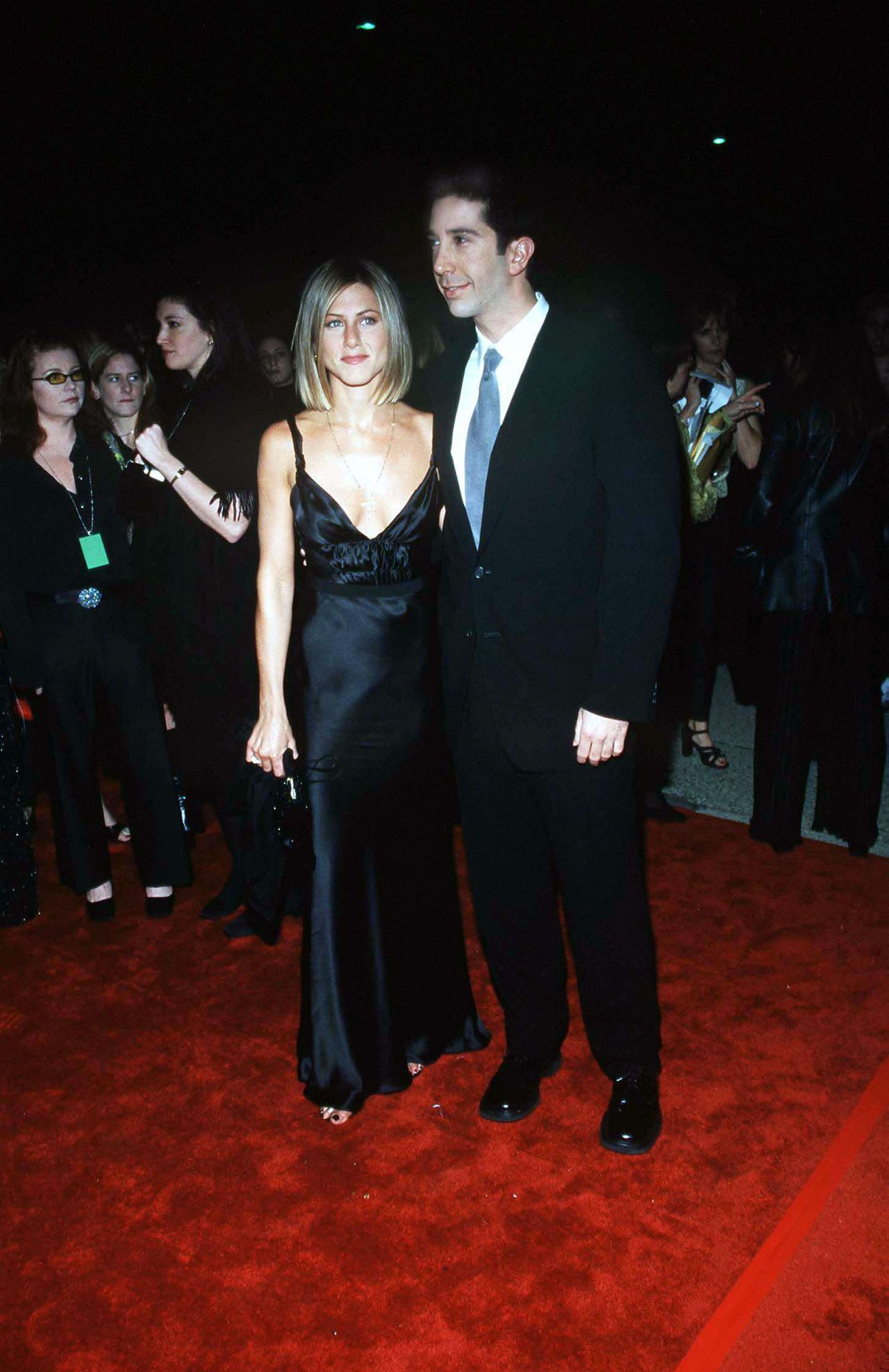 Jennifer Aniston i David Schwimmer w 2001 roku