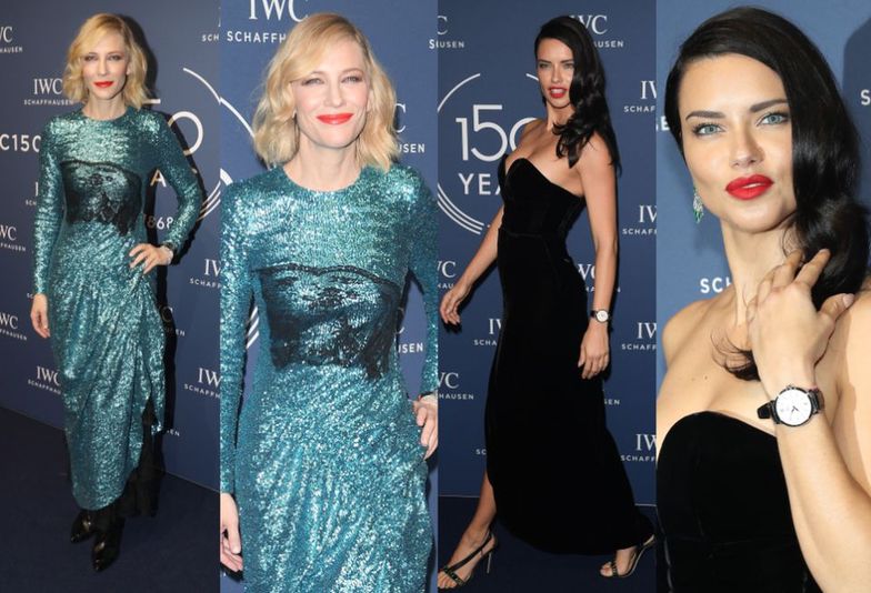 Cate Blanchett i Adriana Lima na gali w Genewie