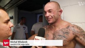 KSW 32: Michał Włodarek po porażce z Olim Thompsonem