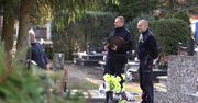 Policja na cmentarzu