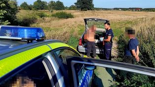Zobaczył patrol i próbował uciekać. Finał kontroli zaskoczył policjantów