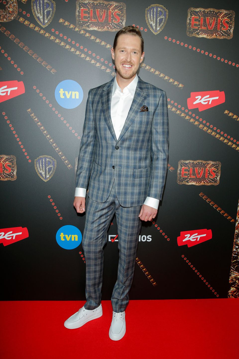 Damian Michałowski. Premiera filmu Elvis