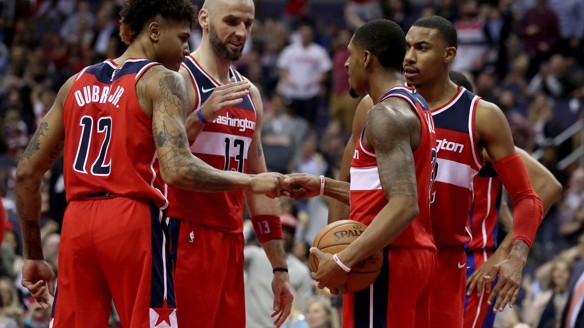 Getty Images / Na zdjęciu: Washington Wizards w sezonie 2017/18