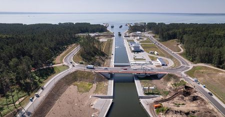 Przekop Mierzei Wiślanej niemal gotowy. Symboliczna data otwarcia