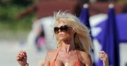 Victoria Silvstedt: boska piękność na plaży  w Miami. Rozgrzewa zmysły do czerwonośći!