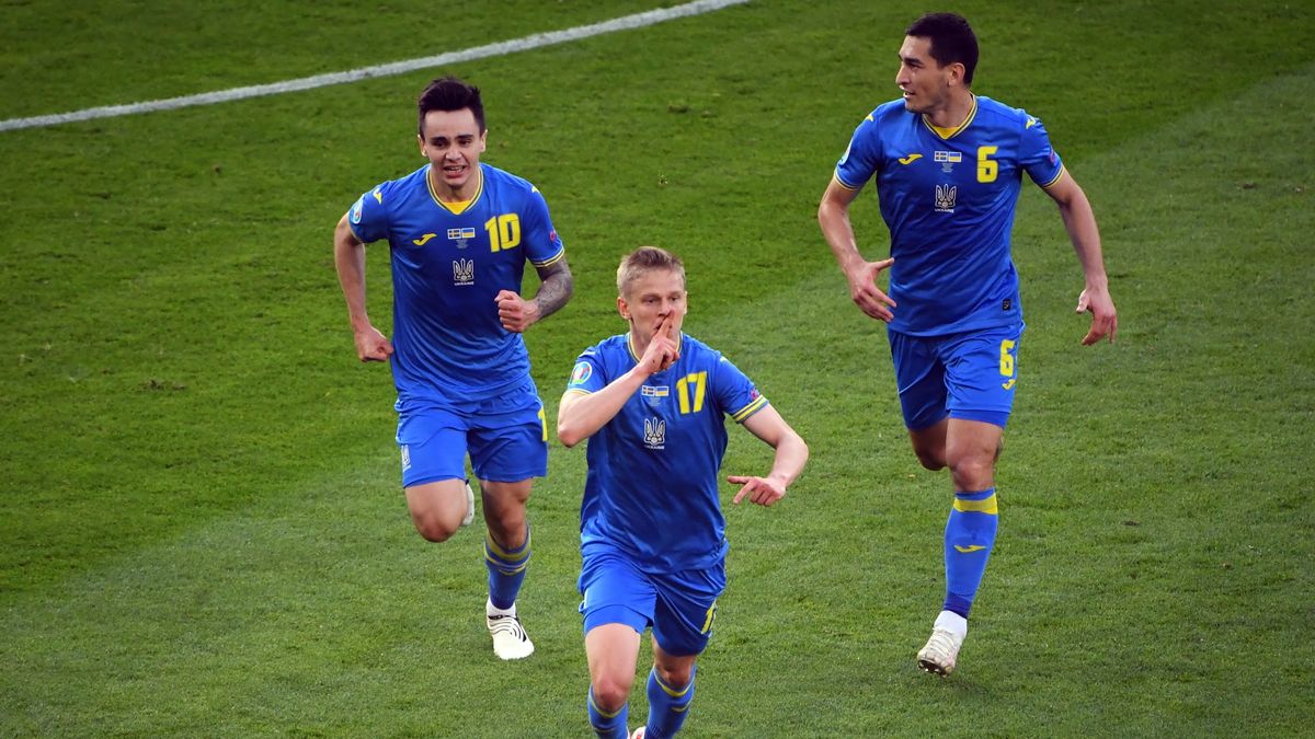 PAP/EPA / Andy Buchanan  / Na zdjęciu: piłkarze reprezentacji Ukrainy