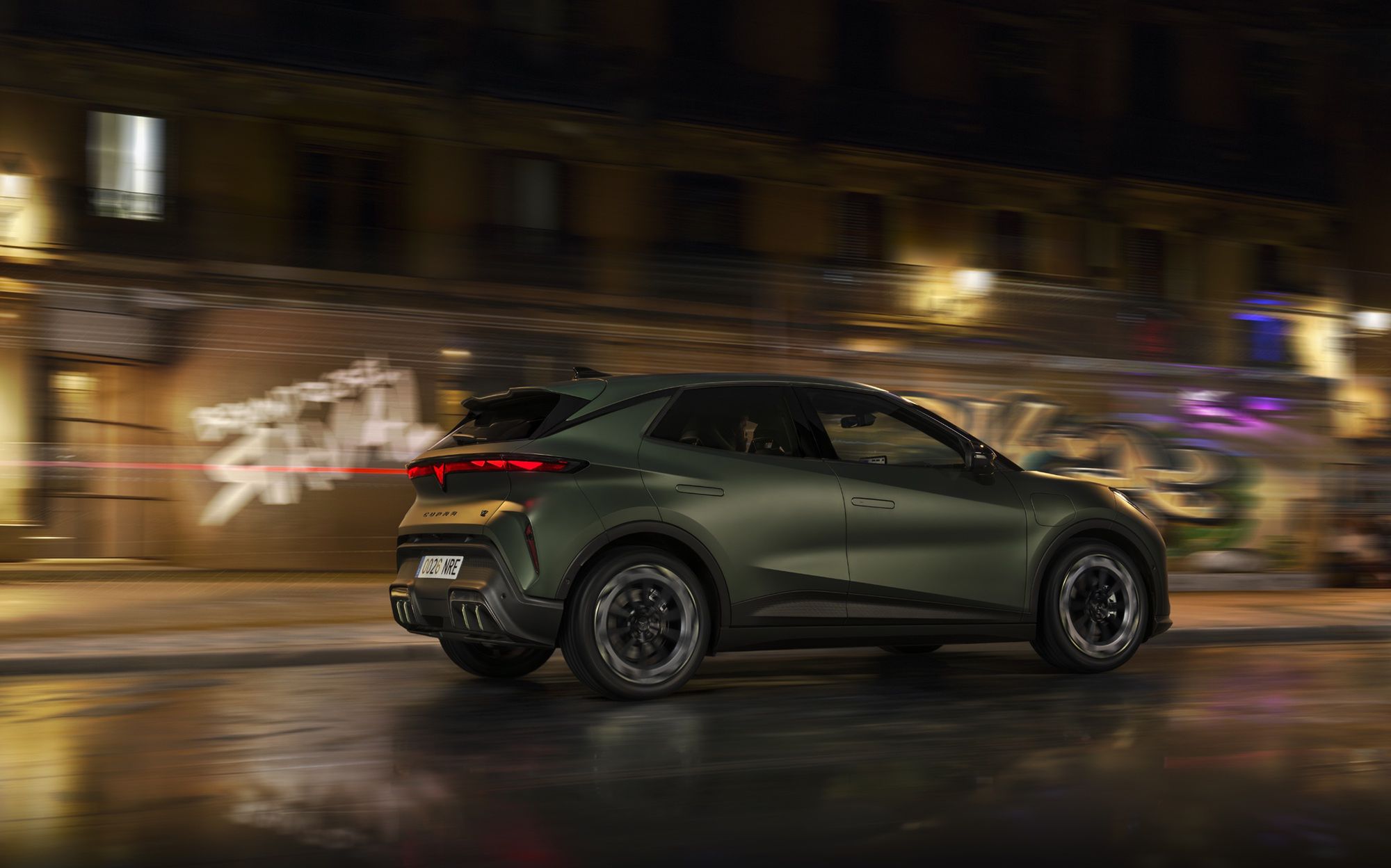 Cupra Raval w kolorze Manganese Matt