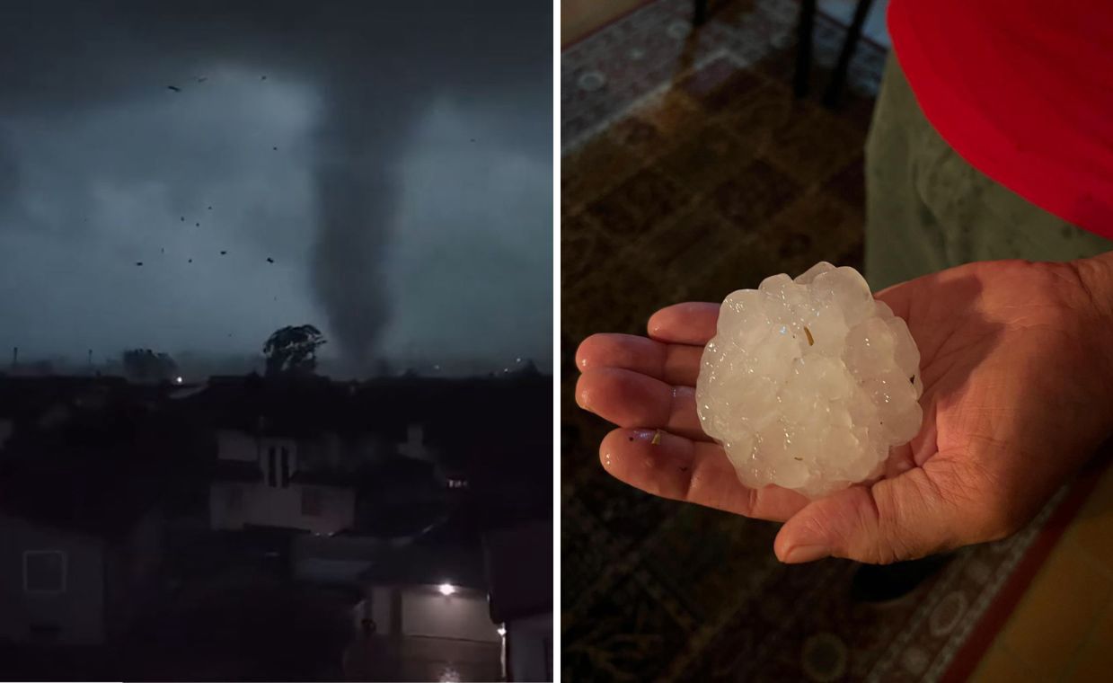 Tornado nawiedziło Mediolan. Na północy Włoch spadł grad wielkości piłek tenisowych