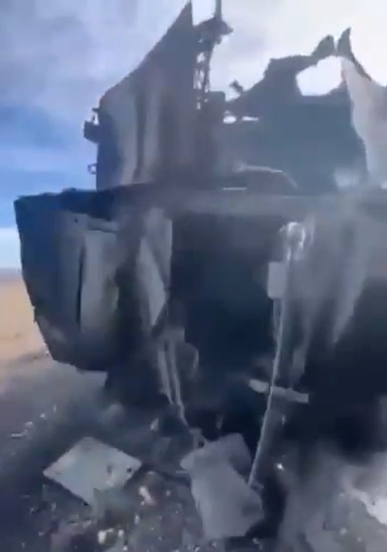 Polish self-propelled mortar M120 RAK destroyed in Ukraine by Russians.