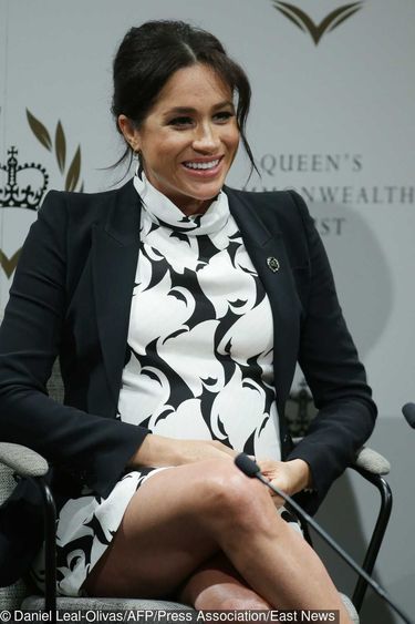 Meghan Markle w drodze na panel dyskusyjny z okazji Dnia Kobiet