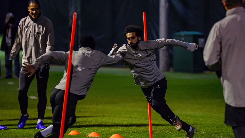 Getty Images / Andrew Powell / Na zdjęciu: trening piłkarzy Liverpool FC