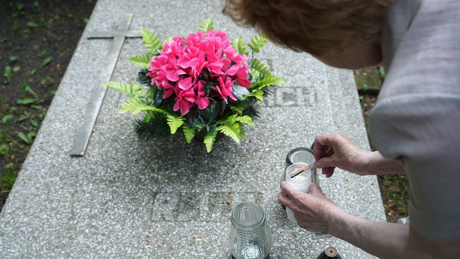 Grób Heleny Piskorskiej na cmentarzu św. Jerzego w Toruniu
