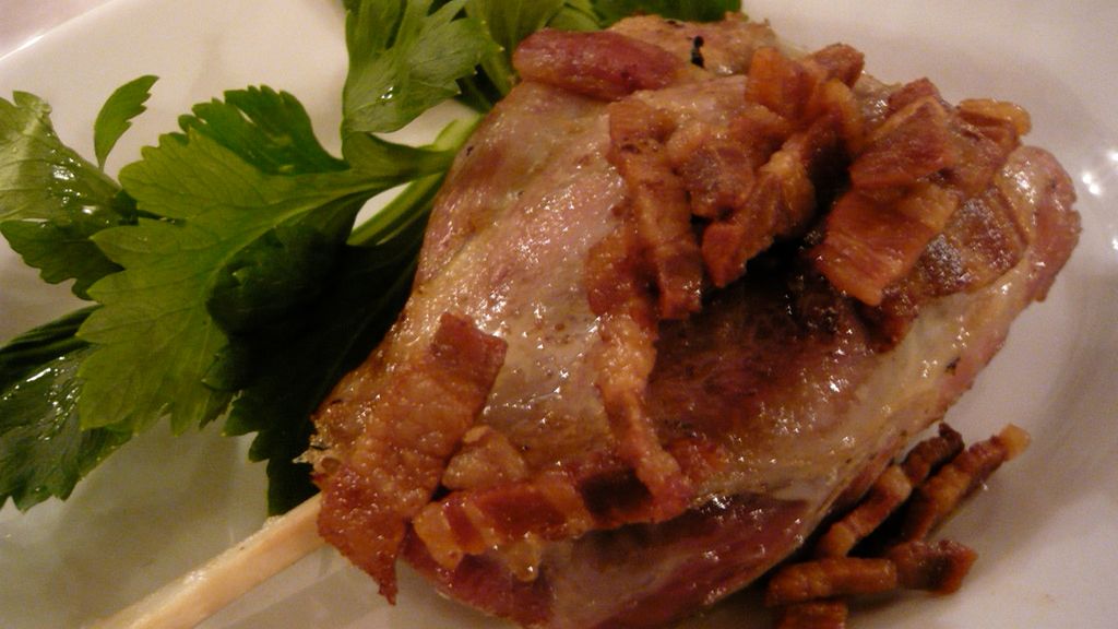 Pieczona golonka wieprzowa (samo mięso)