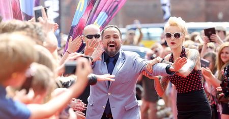 "Mam Talent!": Egurrola przewrócił się na czerwonym dywanie