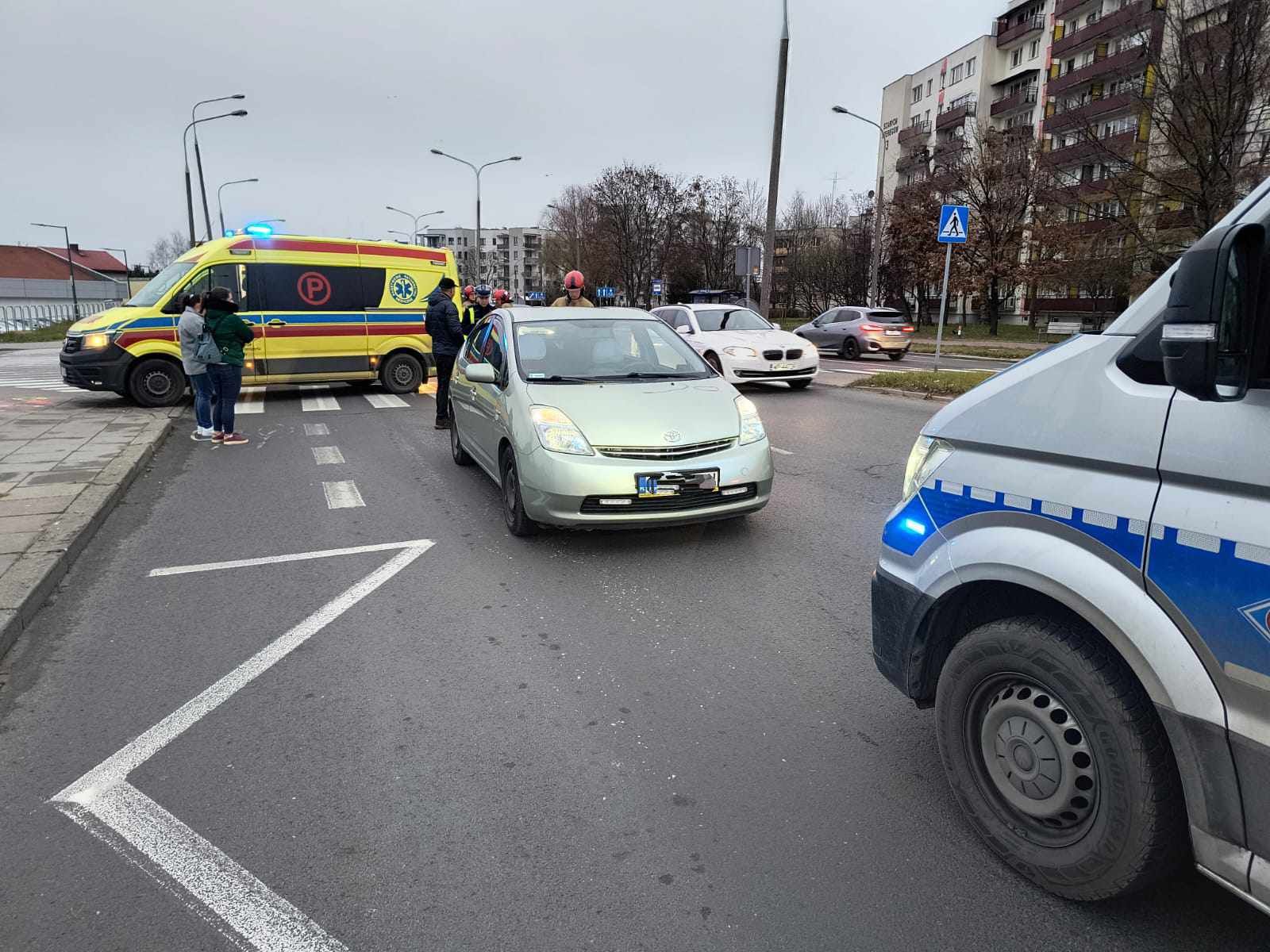 Potrącenie pieszej 