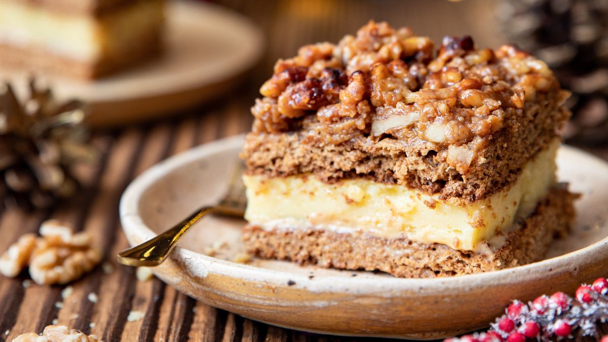 Najsmaczniejsza w orzechowcu jest słodka masa na wierzchu