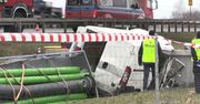 Wypadek busa na A4 w okolicach Krapkowic. Trzy osoby zginęły, a jedna została ciężko ranna.