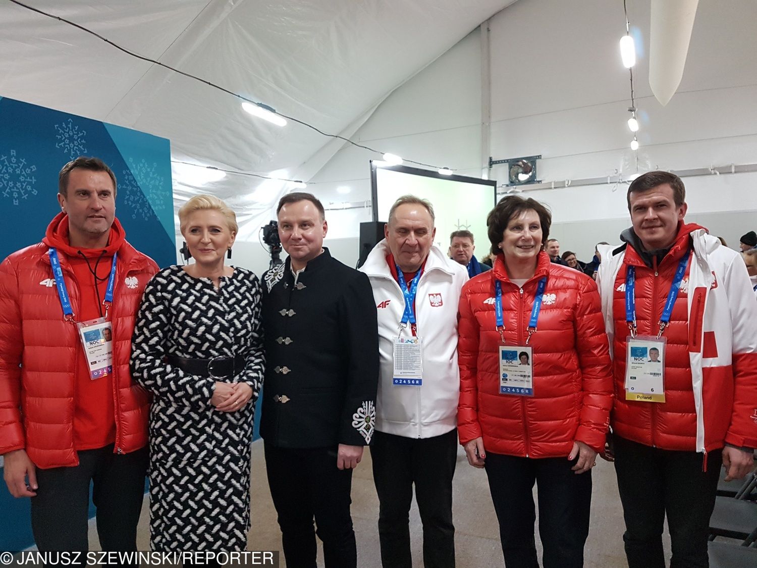 Andrzej Duda i Agata Duda na Igrzyskach Olimpijskich w Korei Południowej