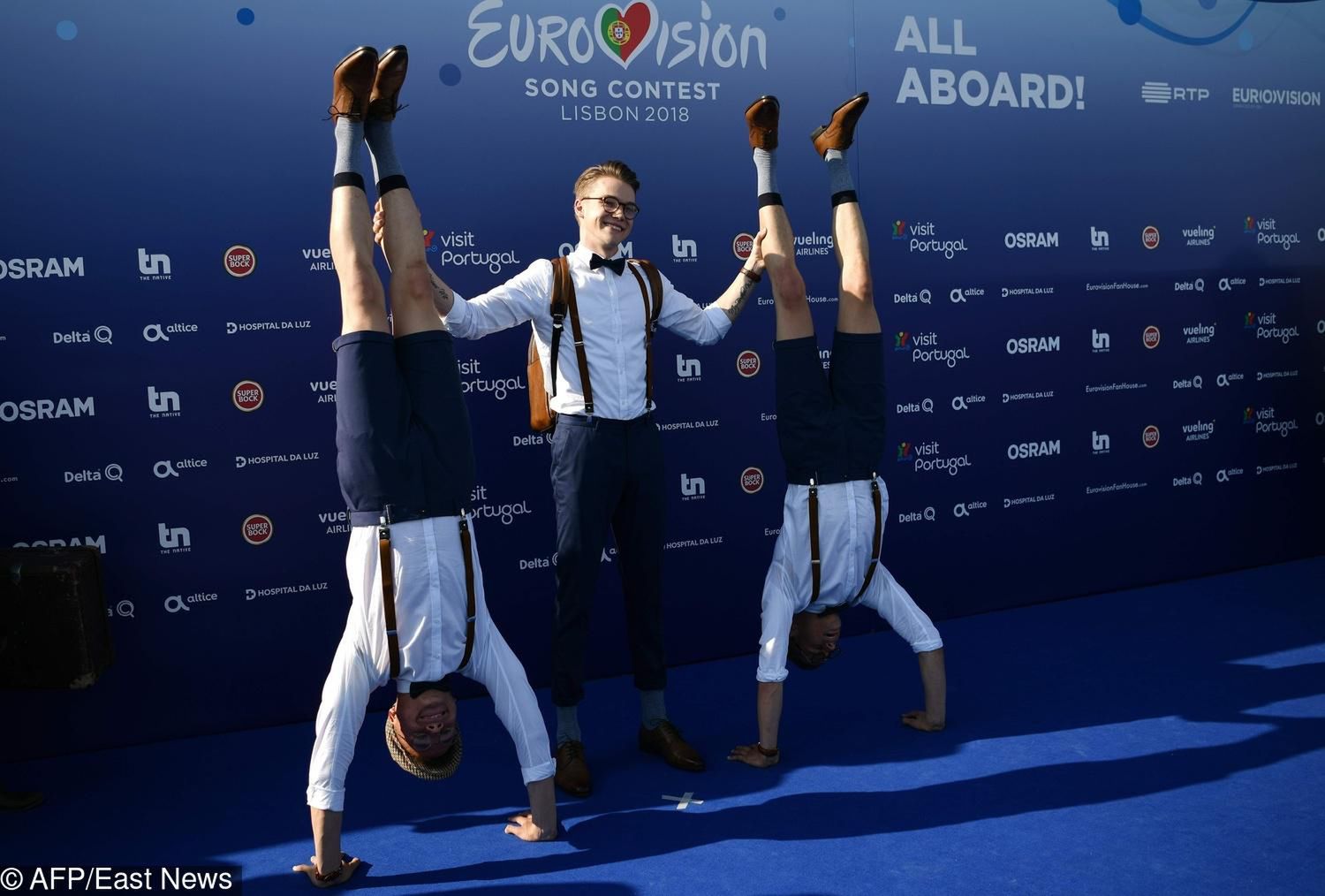 Eurowizja 2018: Mikolas Josef z Czech na ceremonii otwarcia
