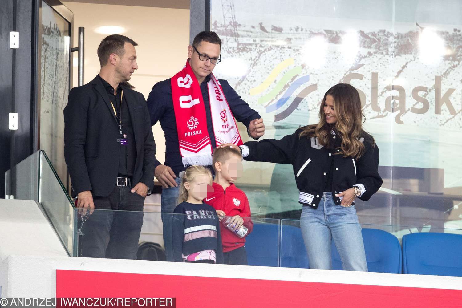 Anna Lewandowska dopingowała kadrę w meczu Polska-Portugalia
