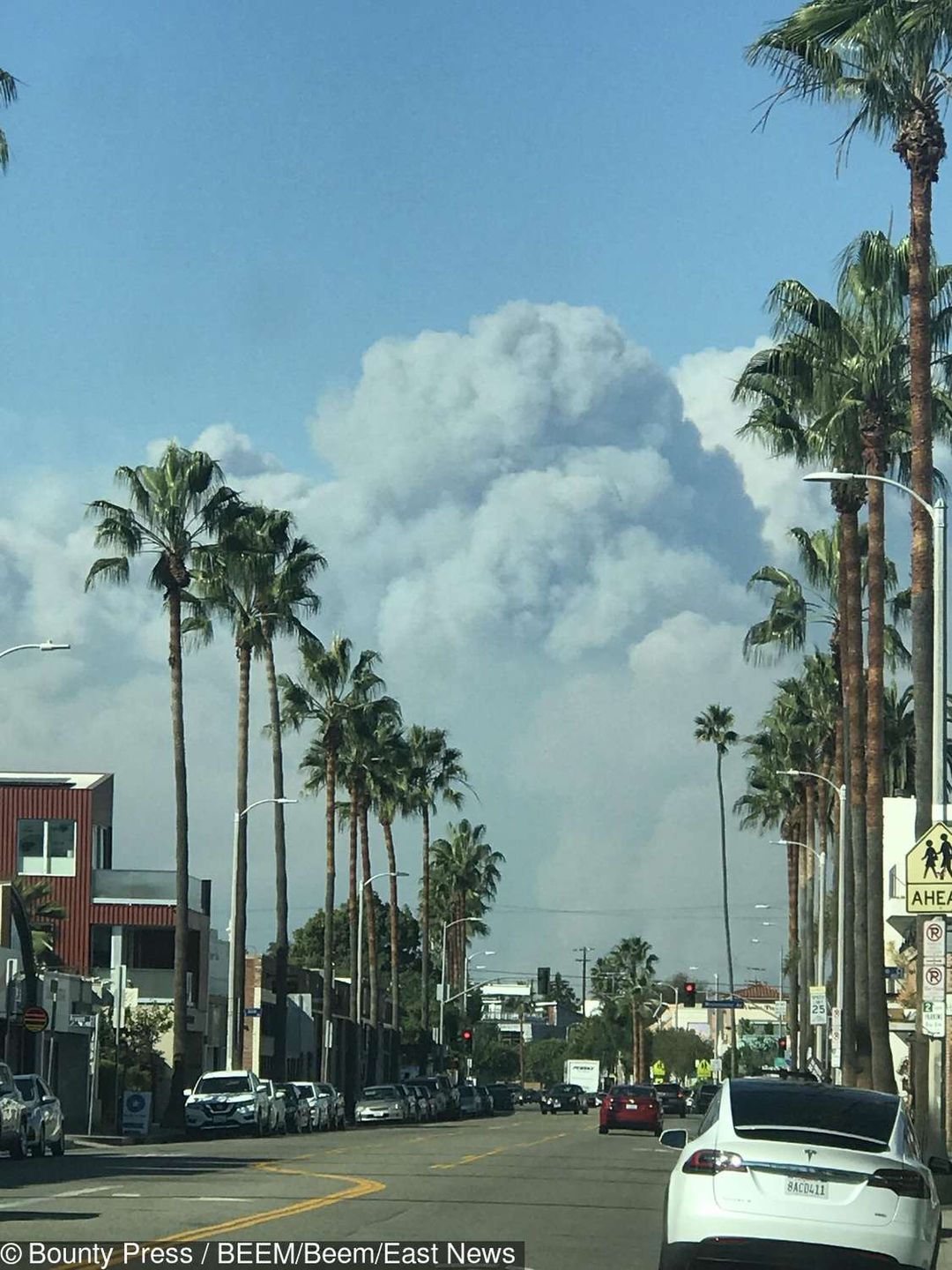 Pali się posiadłość Kim Kardashian