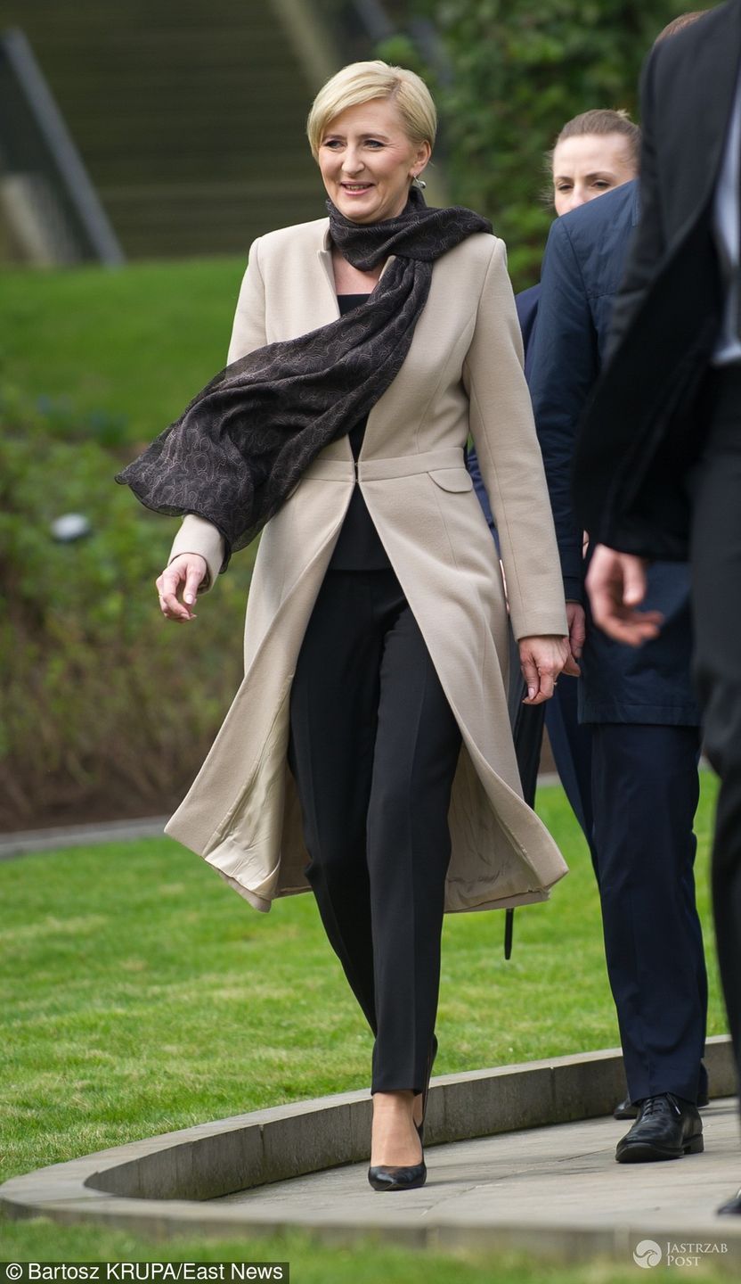Agata Duda na Dniu Pamięci Ofiar Zbrodni Katyńskiej fot. East News