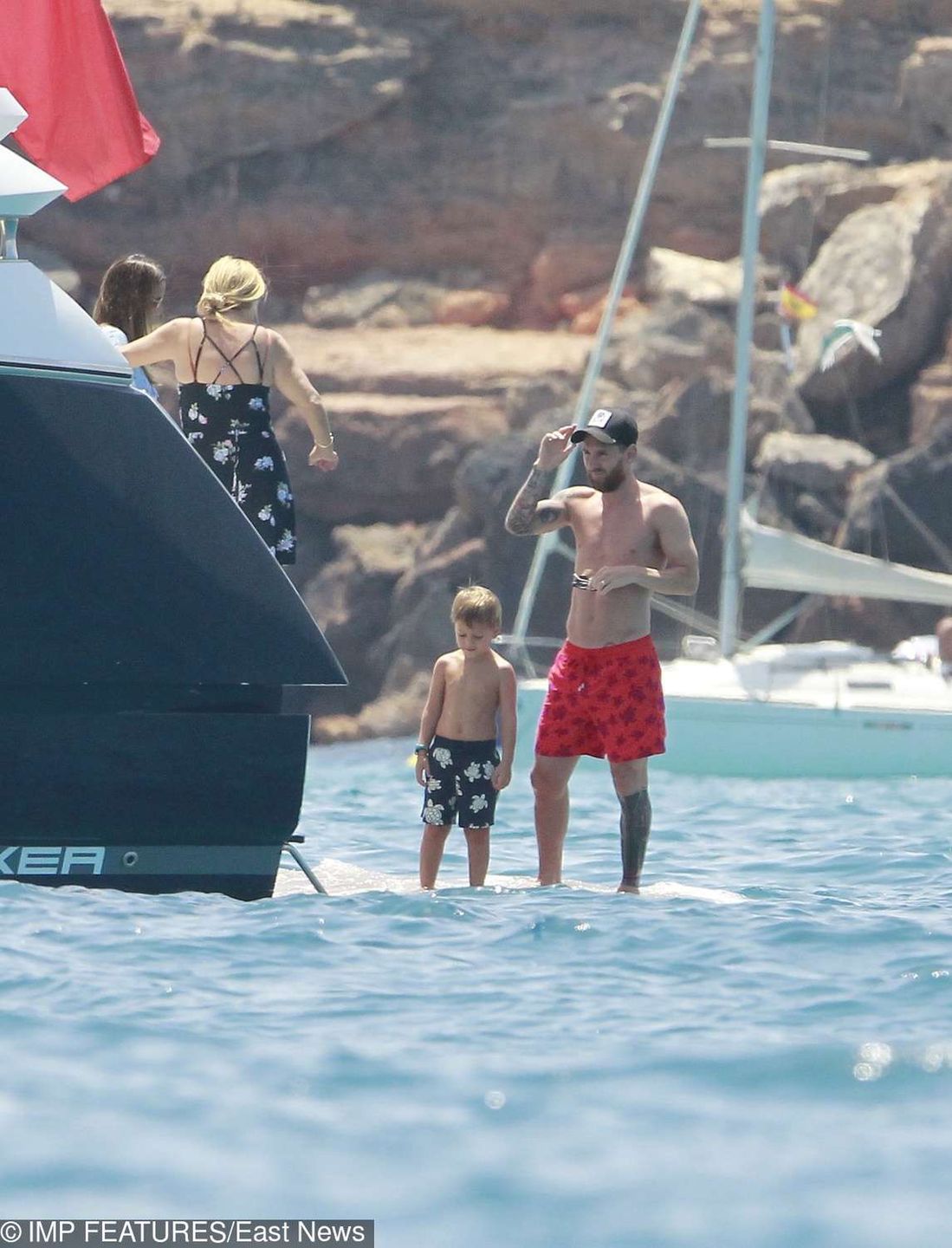 Leo Messi z rodziną na Ibizie