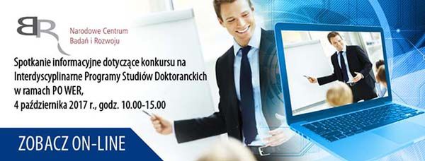 Spotkanie informacyjne dotyczące konkursu na Interdyscyplinarne Programy Studiów Doktoranckich
