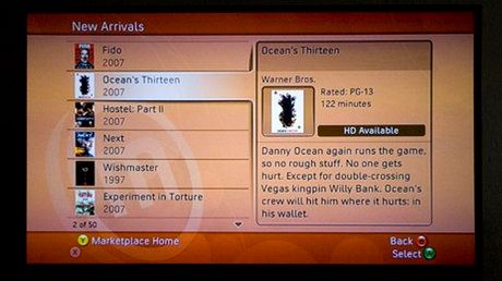 Xbox 360 – VOD w Europie 1