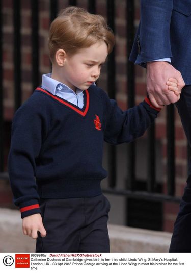 Książę George odwiedził księżną Kate po porodzie