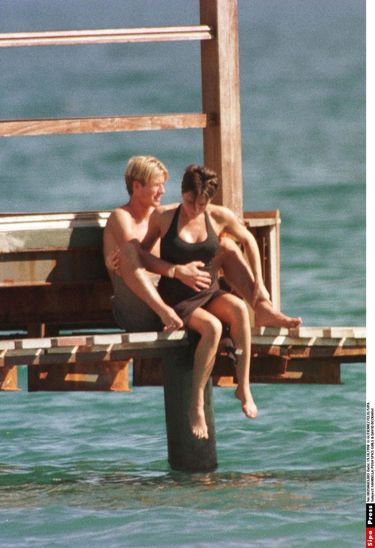 Victoria i David Beckham na wakacjach