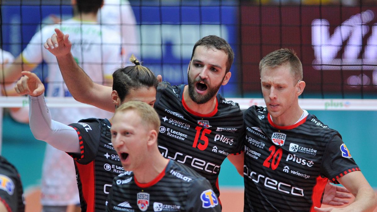 Newspix / Rafał Rusek / Na zdjęciu: siatkarze Asseco Resovii Rzeszów