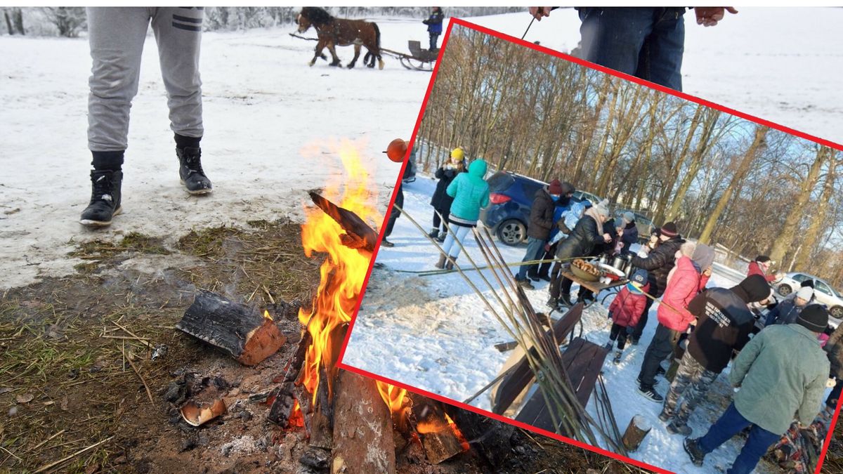 Władze wsi Grylewo zorganizowały ognisko na 50 osób
